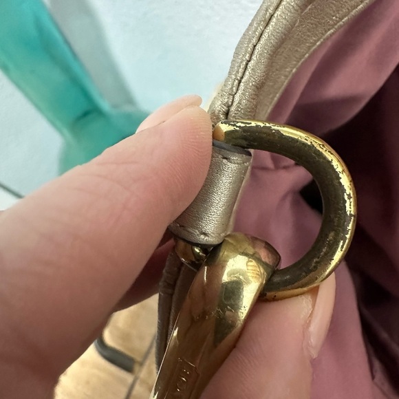 Coach Y2K 2000s Metallic Patchwork Shoulder Bag with Crossbody Strap - Picture 9 of 9